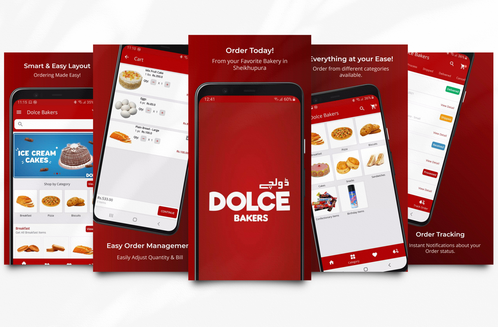 Dolce App Banners